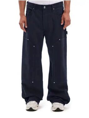 VAYDER Wide Leg Stretch Cotton Utility Pants